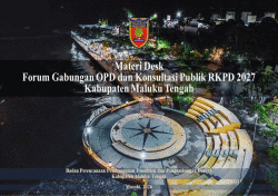 Kiri - Arah Kebijakan dan Strategi RKPD 2027